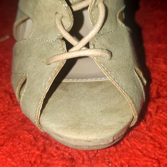 Hollow Out Lace-Up Front Stiletto Heeled - Picture 5 of 6